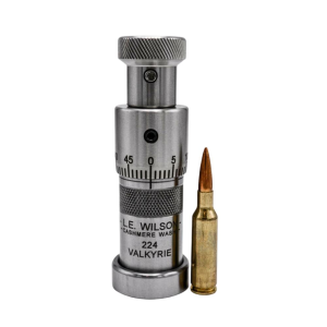 L.E. Wilson Stainless Steel VLD Bullet Seater with Micrometer Adjustment .223 Rem