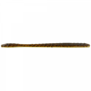 Googan Slim Shake Worm 6'' Green Pumpkin Pearl 9pk
