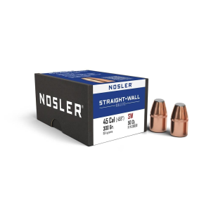 Nosler Straight Wall Rifle Bullets .45 Cal .458" 300 gr 50/ct