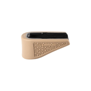 Hogue Hogue Overmolded Rubber Grip Extension Base Pad for Glock 43 6/rd Magazines FDE - $16.11 at Natchez Shooting & Outdoors