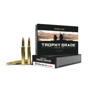 Nosler Nosler Accubond Trophy Grade Rifle Ammunition .280 Ackley Improved 140 gr PT 3200 fps 20/ct - $79.99 at Natchez Shooting & Outdoors