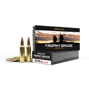 Nosler Nosler Accubond Trophy Grade Rifle Ammunition .300 WSM 180 gr PT 2950 fps 20/ct - $82.99 at Natchez Shooting & Outdoors