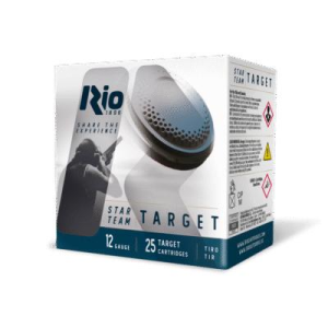 Rio Rio Star Team Target Shotshells 12ga 2-3/4" 1-1/8oz #8.5 1250 fps 25/ct - $11.99 at Natchez Shooting & Outdoors