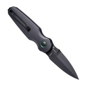 Hogue-Knife Hogue Ballista II Automatic Folder Knife 2-3/5 Spear Point Blade Solid Black - $188.96 at Natchez Shooting & Outdoors