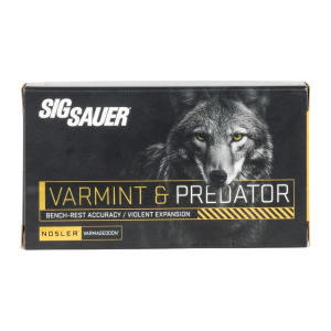 Sig Sauer Varmint & Predator Rifle Ammunition 243 Win 70 gr PT 20/ct