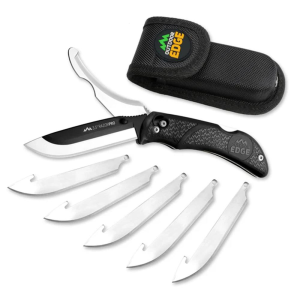 Outdoor-Edge Outdoor Edge RazorPro G Replaceable Blade Folding Knife 3-1/2" Drop Point Blade Black - $64.99 at Natchez Shooting & Outdoors