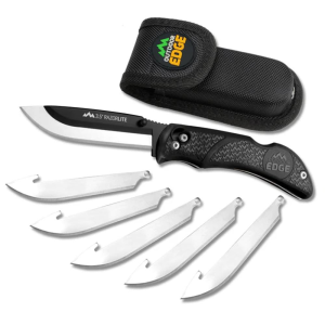 Outdoor-Edge Outdoor Edge RazorPro L Replaceable Blade Hunting Knife 3-1/2" Drop Point Blade Black - $44.99 at Natchez Shooting & Outdoors