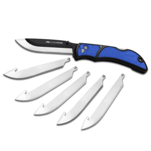 Outdoor-Edge Outdoor Edge RazorEDC Lite Replaceable Blade Folding Knife 3-1/2" Drop Point Blade Blue - $34.99 at Natchez Shooting & Outdoors
