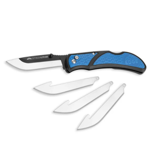 Outdoor-Edge Outdoor Edge RazorEDC Lite Replaceable Blade Folding Knife 3" Drop Point Blade Blue - $29.99 at Natchez Shooting & Outdoors