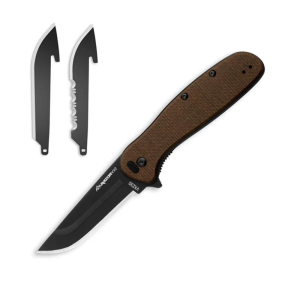 Outdoor-Edge Outdoor Edge Razor VX2 Replaceable Blade Folding Knife 3" Drop Point Blade Brown - $49.99 at Natchez Shooting & Outdoors