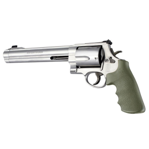 Hogue Hogue OverMolded Rubber Tamer Conversion Monogrip S&W K/L/N/X/Z-Frame Revolvers Round Butt OD Green - $33.96 at Natchez Shooting & Outdoors