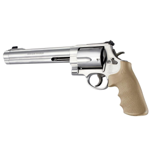Hogue Hogue OverMolded Rubber Tamer Conversion Monogrip S&W K/L/N/X/Z-Frame Revolvers Round Butt FDE - $33.96 at Natchez Shooting & Outdoors