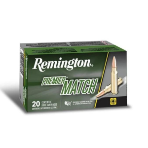 Remington Remington Premier Match Rifle Ammunition .223 Rem 77 gr OTM 2790 fps 20/ct - $27.99 at Natchez Shooting & Outdoors
