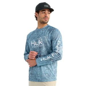 Huk Huk Mossy Oak Pursuit Performance Long Sleeve Crew Shirt MO Shipyard XL - $45.00 at Natchez Shooting & Outdoors