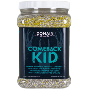 Domain Domain Comeback Kid Food Plot Seed 1/2 Acre 3.75 lbs - $27.99 at Natchez Shooting & Outdoors
