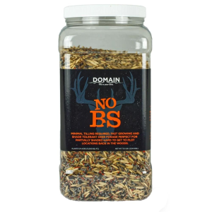 Domain Domain No BS Food Plot Seed 1/2 Acre 4.5 lbs - $23.49 at Natchez Shooting & Outdoors