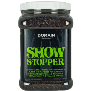 Domain Domain Show Stopper Food Plot Seed 1/2 Acre 3 lbs - $23.49 at Natchez Shooting & Outdoors
