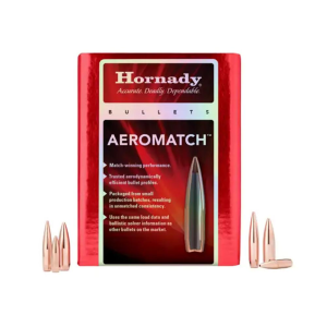 Hornady Aeromatch Rifle Bullets 7MM .284 180gr BTHP (1-9'') 100/ct