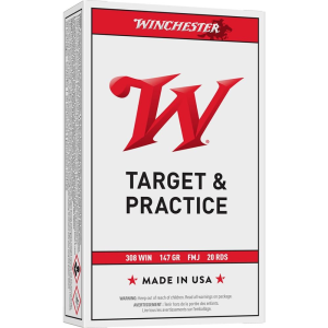Winchester Winchester USA Rifle Ammunition .308 Win 147 gr. FMJ 2800 fps 20/ct - $32.99 at Natchez Shooting & Outdoors