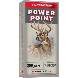 Winchester Winchester Super-X Power Point Rifle Ammunition .300 WSM 150 gr. PSP 3270 fps 20/ct - $54.49 at Natchez Shooting & Outdoors