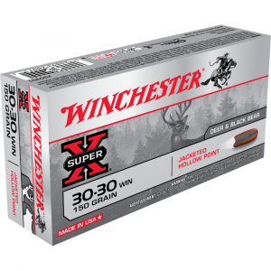 Winchester Super-X Rifle Ammunition .30-30 Win 150 gr. HP 2390 fps 20/ct