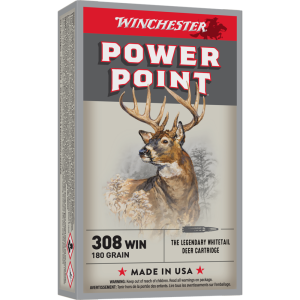 Winchester Winchester Super-X Power Point Rifle Ammunition .308 Win 180 gr. PSP 2620 fps 20/ct - $28.99 at Natchez Shooting & Outdoors
