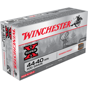 Winchester Super-X Rifle Ammunition .44-40 Win 200 gr. SP 1190 fps 50/ct