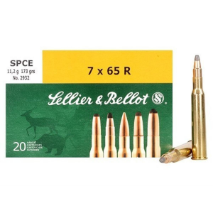 Sellier & Bellot Rifle Ammunition 7x65R 173 gr SPCE  - 20/box
