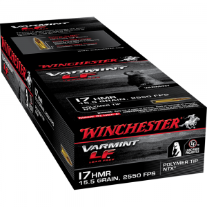 Winchester Varmint Lead Free Rimfire Ammunition .17 HMR 15.5 gr NTX 50/ct