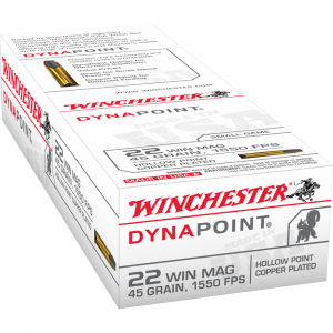 Winchester Dynapoint Rimfire Ammunition .22 WMR 45 gr. DP 1550 fps 50/ct