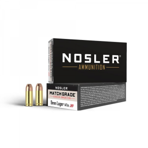 Nosler Match Grade  Handgun Ammuntion 9mm Luger 147gr JHP 950 fps 50/ct