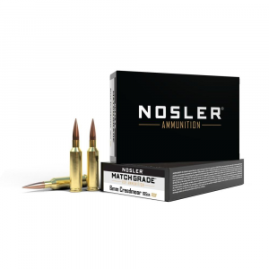 Nosler RDF Match Grade Rifle Ammunition 6mm Creedmoor 105gr HPBT 3050 fps 20/ct