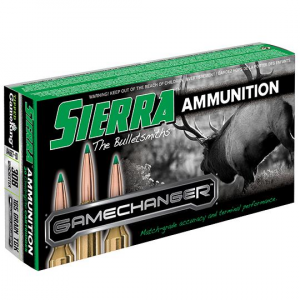 Sierra GameChanger Rifle Ammunition  .308 Win 165 gr TGK 2680 fps 20/ct