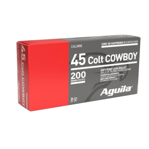 Aguila Handgun Ammuntion .45 Colt 200 gr SP 600 fps 50/ct