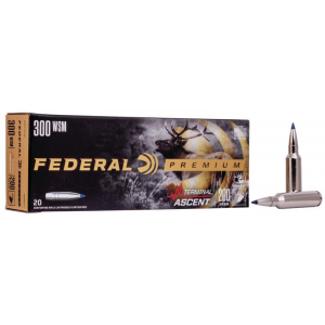 Federal Terminal Ascent Rifle Ammuntion .300 WSM 200 gr 2810 fps 20/ct