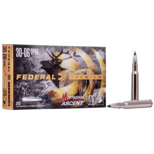 Federal Federal Terminal Ascent Rifle Ammunition .30-06 Sprg 175 gr 2730 fps 20/ct - $49.99 at Natchez Shooting & Outdoors