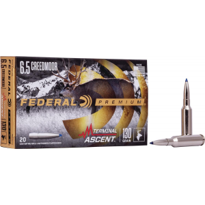 Federal Terminal Ascent Rifle Ammuntion 6.5 Creedmoor 130 gr 2800 fps 20/ct