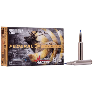 Federal Federal Terminal Ascent Rifle Ammunition .280 Ackley Imp 155 gr 2930 fps 20/ct - $56.99 at Natchez Shooting & Outdoors