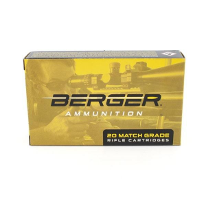 Berger Bullets Match Grade Rifle Ammunition 6.5mm Creedmoor 140gr Hybrid Target 20/ct