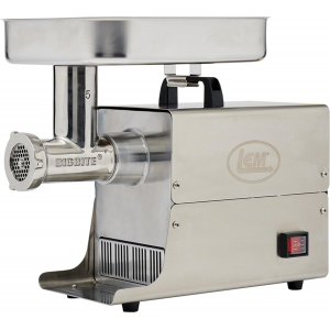 LEM Products #5 Big Bite Stainless Steel Electric Grinder