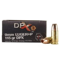 COR-BON Handgun Ammunition 9mm Luger (+P) 115 gr DPX 1275 fps 20/box
