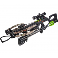 Bear Archery BearX Intense Crossbow Package with Scope Rope & Arrows RH/LH - Veil Stroke