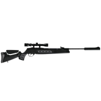 Hatsan Mod 125 Spring Sniper Combo 25 Caliber Airgun 900fps Black