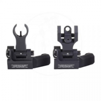 TROY 45-Degree Offset Sight Set - SSIG-45S-HRBT-00 - HK Front & Round Rear - Black