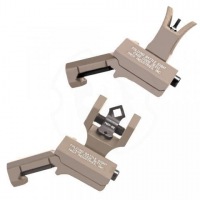 Troy 45-Degree Offset Sight Set - SSIG-45S-MDFT-00 - M4 Front & Dioptic Rear - Flat Dark Earth