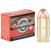 Glaser Pow'RBall Handgun Ammunition  .45 ACP 165 gr JHP 1225 fps 20/box