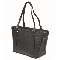 Megan by Tagua Leather HandBag Black Tote type bag