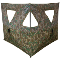 Primos Double Bull Stakeout Blind - Mossy Oak Greenleaf SB