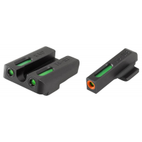 Truglo TFX Pro Tritium/Fiber-Optic Day/Night Sights Fit KAHR ARMS K, MK, P, PM, T &TPModels with New Dovetail (post 2004) - Orange Outline Front/Rear