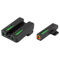 Truglo TFX Pro Tritium/Fiber-Optic Day/Night Sights Fit SSteyr M-A1|Steyr C-A1|Steyr S-A1|Steyr L-A1 - Orange Outline Front/Rear Green